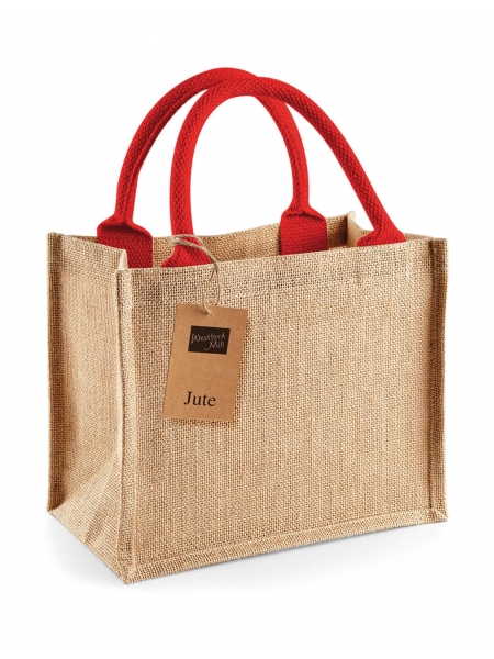 Shopper personalizzate in juta Astrid 26x22x14 cm